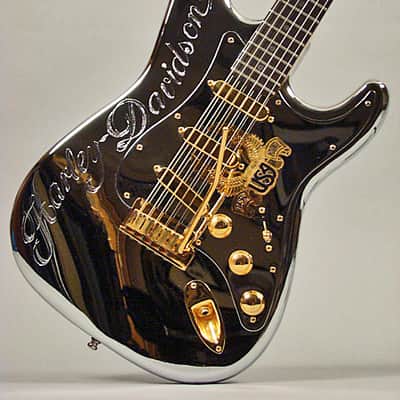 Fender Custom Shop Harley Davidson Stratocaster 1993 Chrome image 5