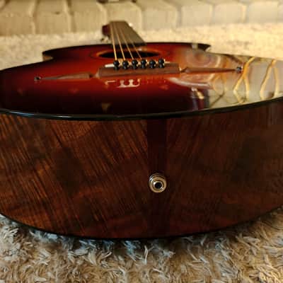 Rick Turner Custom 12-Fret Acoustic (2001) – Hand-Signed by Rick Turner – Walnut & Spruce – 18V Turner Electronics – 1 of 2 Built image 13