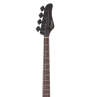 Schecter J-4 Electric Bass Guitar - Gloss Black image 2