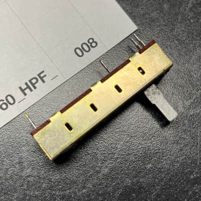 ORIGINAL Roland Juno-60 Replacement HPF Slider Switch (13159505) for Juno-60 image 4