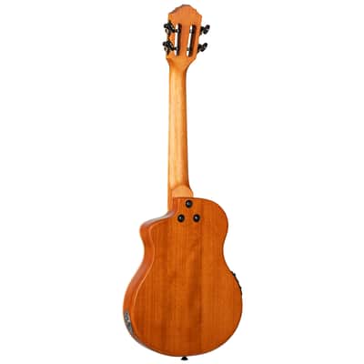 Ortega RTPX-U-FMA TourPlayer Series Flamed Maple Top Mahogany Neck 4-String Tenor Electric Ukulele w/Gig Bag image 3