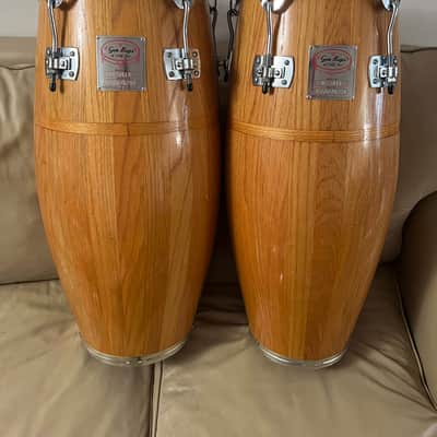 1960's Valje Conga Hand Drum Oak Shell w/ Stand Vintage Original