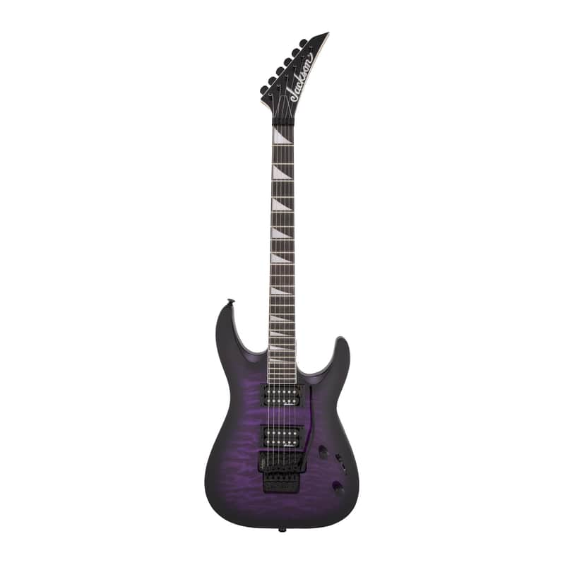 Jackson JS Series Dinky Arch Top JS32Q DKA 6-String, Amaranth Fingerboard, Poplar Body, and Bolt-On Maple Neck Electric Guitar (Right-Handed, Transparent Purple Burst) image 1