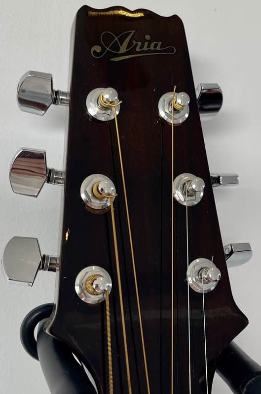Aria AW200 Natural Acoustic Guitar | Reverb