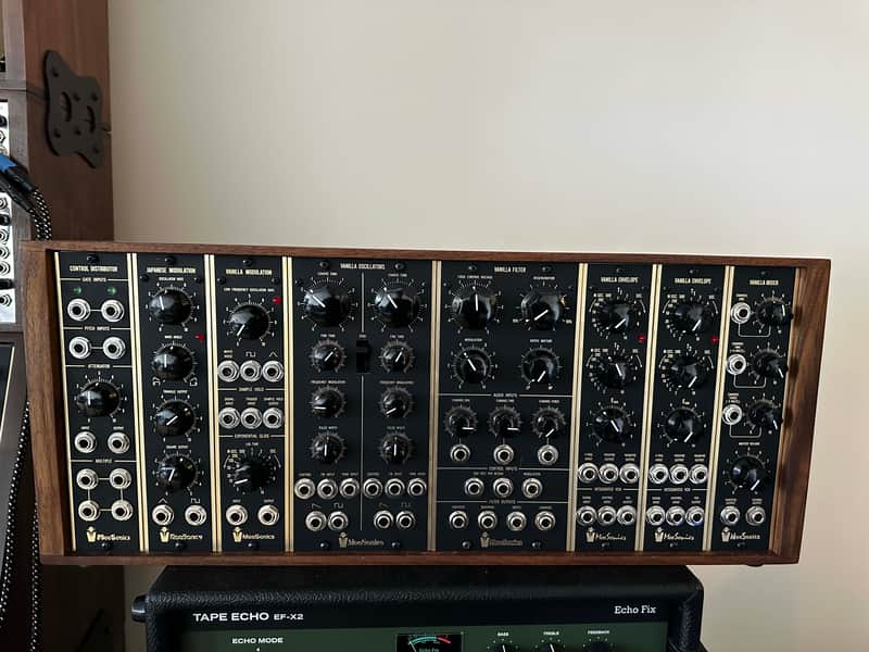 STG Soundlabs MuSonic The Vanilla Synthesizer 2024 - Walnut cabinet image 1