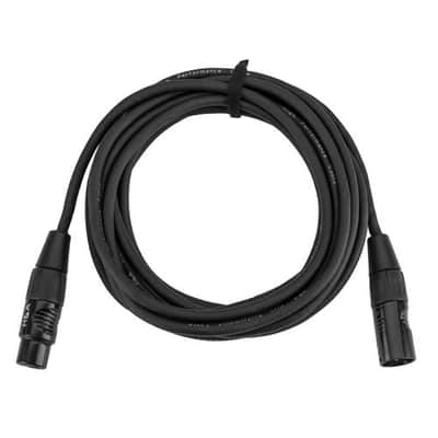 H&A Platinum Pro Quad 15' XLR M to XLR F Microphone Cable with Rean by Neutrik Gold Connectors image 1