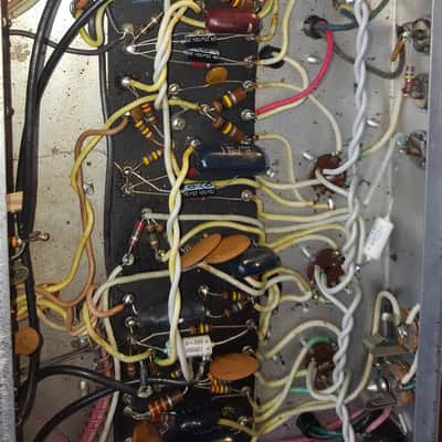 Vintage 1972 Fender Super Six (Twin) Reverb Amp Head With Original Footswitch and Mojotone Head image 14