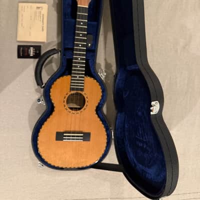 Kamaka HF3-DC 2022 Cedar/Koa Tenor Deluxe image 2