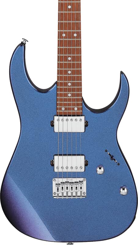 Ibanez GRG121SP Gio Electric Guitar, Jatoba Fingerboard, Blue Metal Chameleon image 1