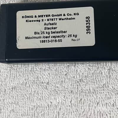 K&M 18811 Stacker Second Tier Omega Stand 2021 - Black image 5