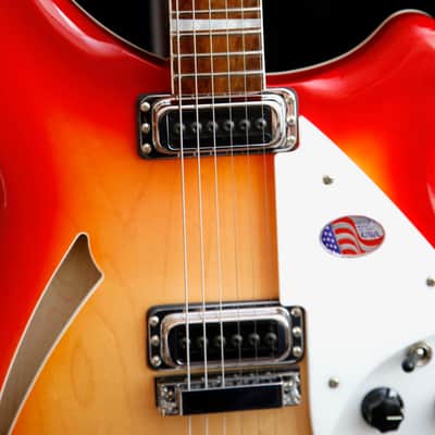Rickenbacker 360 Fireglo Semi-Hollow Electric Guitar image 5