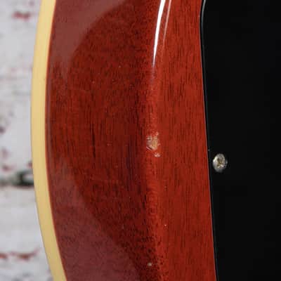 Gibson - 2021 Les Paul Deluxe Electric Guitar - Cherry Sunburst w/Reliced Neck - w/OHSC USED image 11