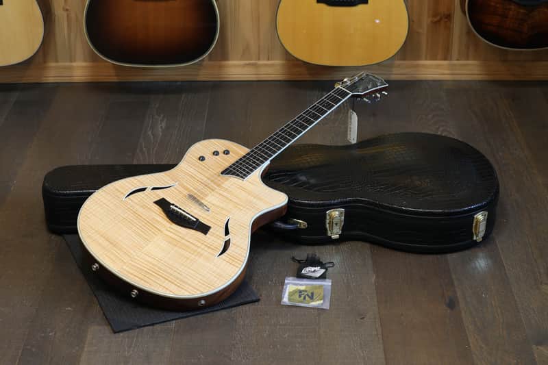 2006 Taylor T5-S1 Electric Guitar Natural Flame Top + OHSC image 1