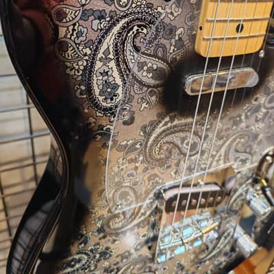 *NEW IN BOX* 2025 Fender Japan Limited Edition Telecaster Black Paisley MIJ image 4