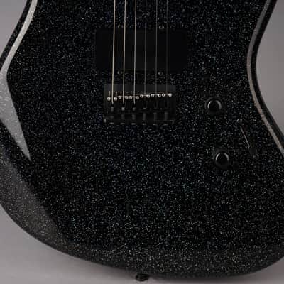 Warmoth Custom Jazzmaster - Black Holo Flake w/SKB HSC image 5