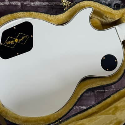 2025 IGC Epiphone Inspired by Gibson Les Paul Custom Alpine White New Unplayed Auth Dlr 8lb10oz #610 image 15