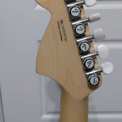 Fender American Performer Mustang with Rosewood Fretboard 2018 - Present Vintage White image 8