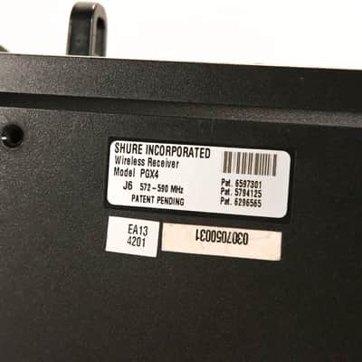 Shure PGX14 Wireless Beltpack System J6 Band - 572-590 MHz (NO PSU) CG01YFU image 7