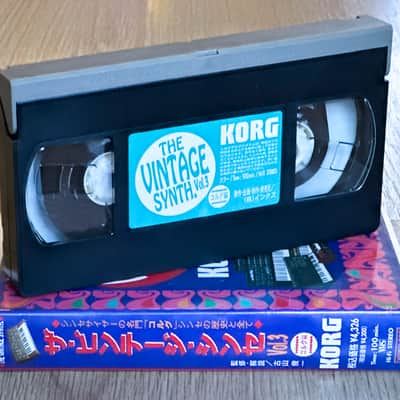 Korg VHS Cassette Tape "The Vintage Synth" Japan image 3