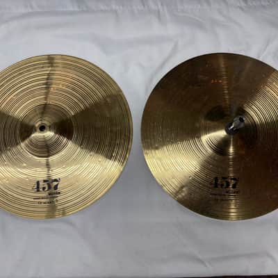 Used 457 Wuhan 14” Pair of Hi-Hat cymbals - sold as is image 1
