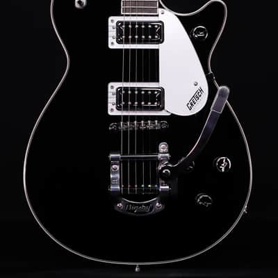 Gretsch G5230T Electromatic Jet FT Single-Cut with Bigsby, Black Walnut FB, Black image 1