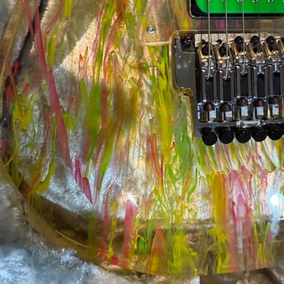Ibanez JEM20th Steve Vai Signature 20th Anniversary 2007 - Clear Splatter image 13
