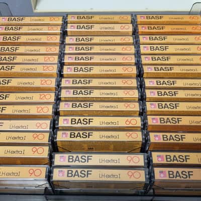 78X Used BASF LH/LH Extra SM 60/90/120 Cassette tapes 1980's image 3