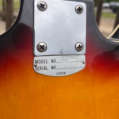 Teisco EP-7 Mid-late 60’s - Sunburst image 3