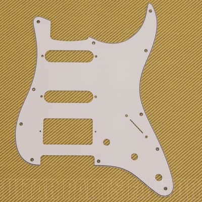 PG-0995-035 White 3-ply H/S/S Pickguard for Fender Stratocaster/Strat®