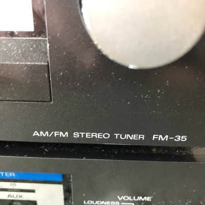 VINTAGE 80s Fisher CA-35 amplifier and FM 35 tuner - WORKS! image 3