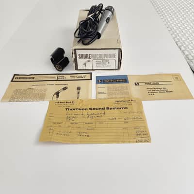Shure 515SA Dynamic Microphone – w/ Clip, Docs & Original Box (Box Worn) image 1