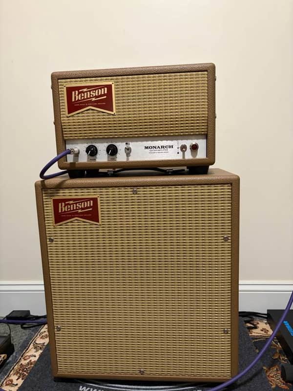 Benson Amps Monarch head and 2x12 cabinet 2025 - Beige tolex image 1