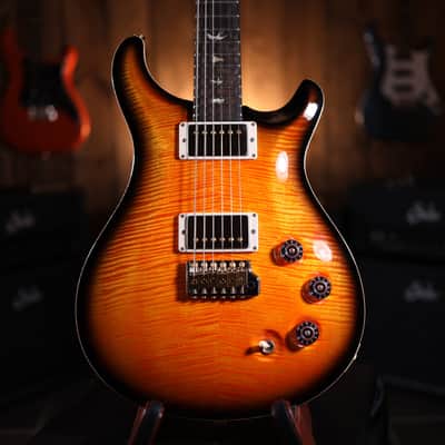 PRS DGT 10-Top Electric Guitar with Bird Inlays Tri Color Sunburst Korina Back, Flamed Maple Neck, Zirocote Fretboard 8394 image 3
