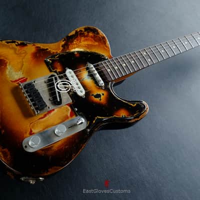 Fender Telecaster Nashville Deluxe Series Copper Gold with Gold Leaf ONE-OF-A-KIND Heavy Aged Relic image 18