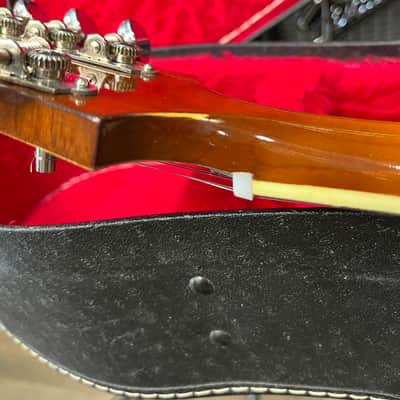 Harmony H-35 “Batwing” Electric Acoustic Mandolin 1972 - Sunburst image 23