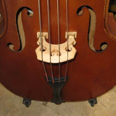 Juzek Double Bass 1940s - Honey Amber image 9