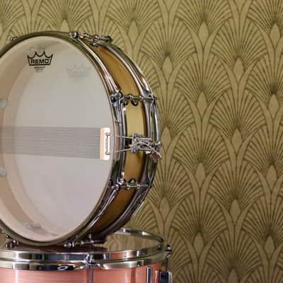 14"x04" Brass Snare Drum image 2