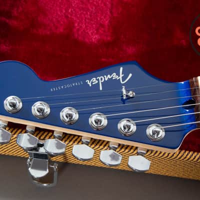 2021 Fender Japan MIJ Modern Stratocaster HH Deep Ocean Metallic w/ Tweed Case image 3