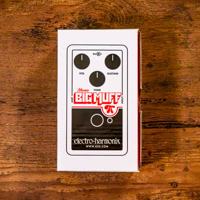 Electro-Harmonix Nano Big Muff Pi Distortion / Sustainer 2013 - Present - White / Black / Red image 5