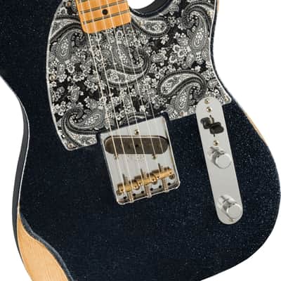 Fender Brad Paisley Road Worn Esquire 2020 - Present - Black Sparkle image 3