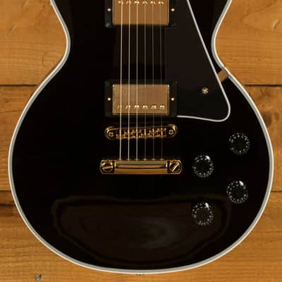 Gibson Custom Les Paul Custom Long Scale - Ebony image 3