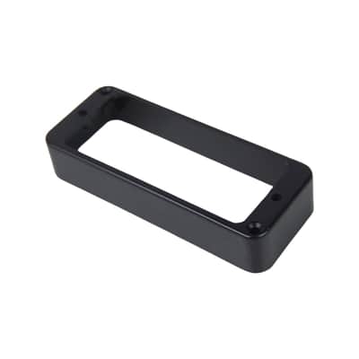 P90 to Mini Humbucker Adapter Mounting Ring Pickup cover, Flat bottom, Black
