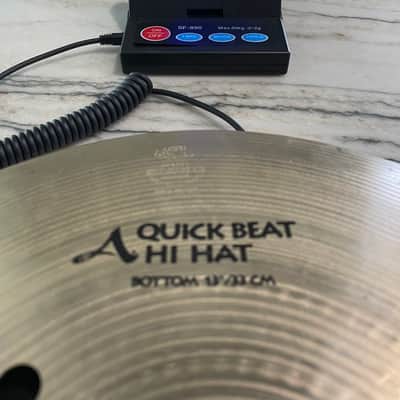 Zildjian 13" A Series Quick Beat Hi-Hat Cymbals (Pair) top 1986 - 2008 - Traditional image 6