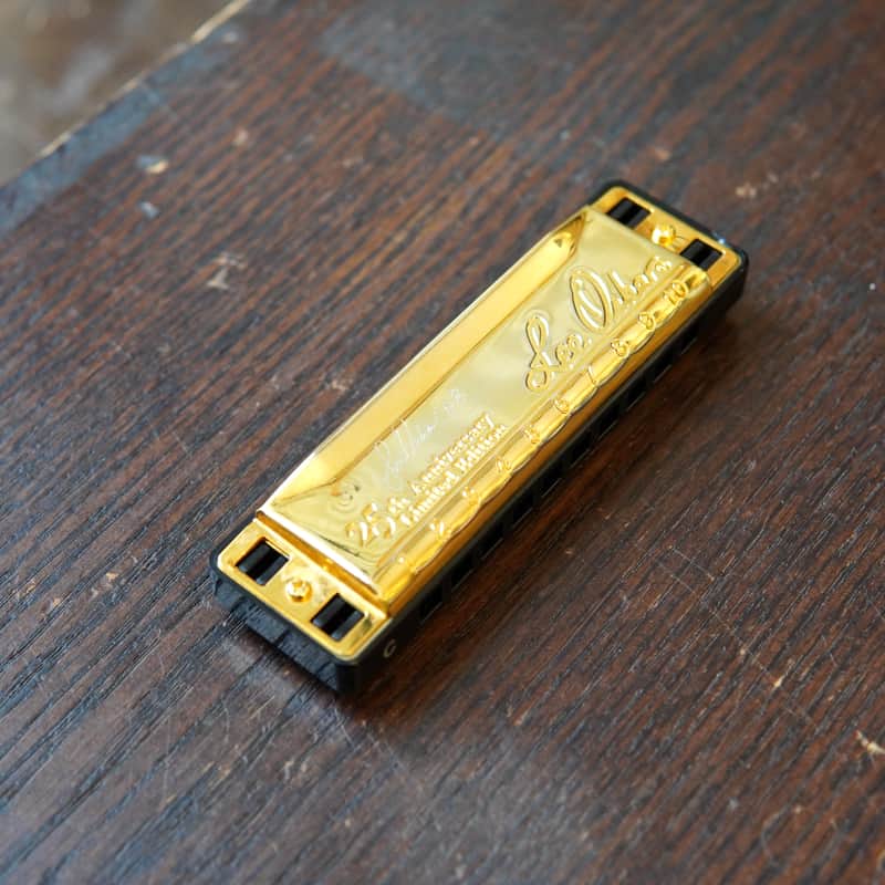 Lee Oskar Japan 25th Anniversary C Major Diatonic Gold Harmonica 2008