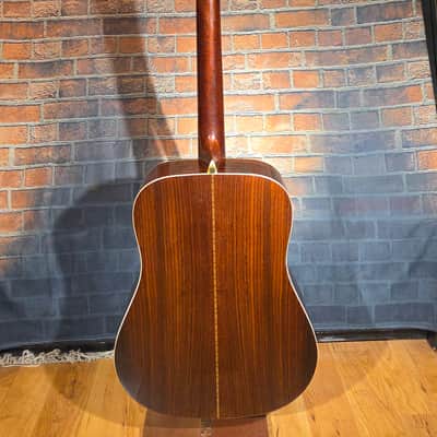 Vintage Japan 1970s S. Yairi 9110 SYairi Dreadnought Acoustic Natural - Top Splice Repair & GREAT Sound! image 18