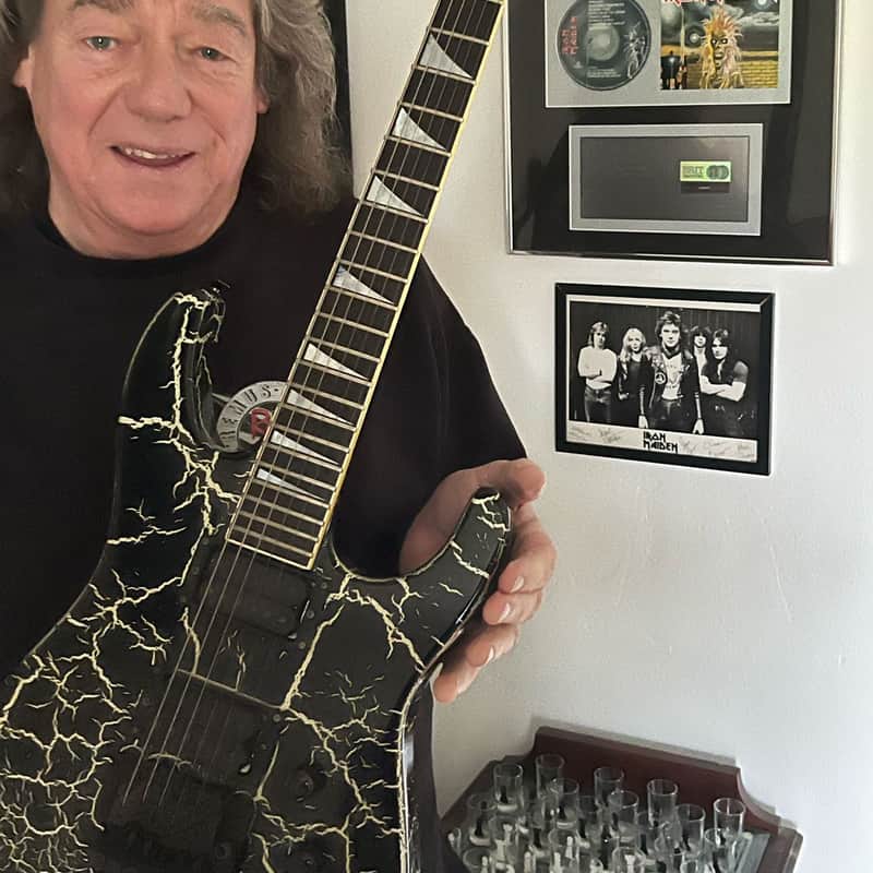 1980 s Charvel Soloist Silver Crackle