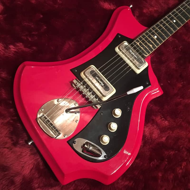 Orpheus Skurill 1960s "Red" Made in Brugalia Very Unique Guitar! image 1