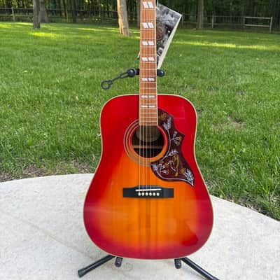 Epiphone Hummingbird 2008 - Cherry Sunburst image 6