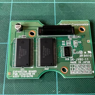Roland SR-JV80-11 Techno Collection Expansion Board 1990s - Green image 2