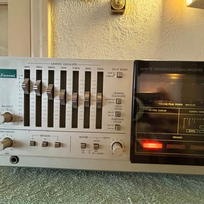 Vintage Sansui Z-9000x Stereo Receiver-Serviced Working- Has Issue-please Read 1980’s - Silver image 4